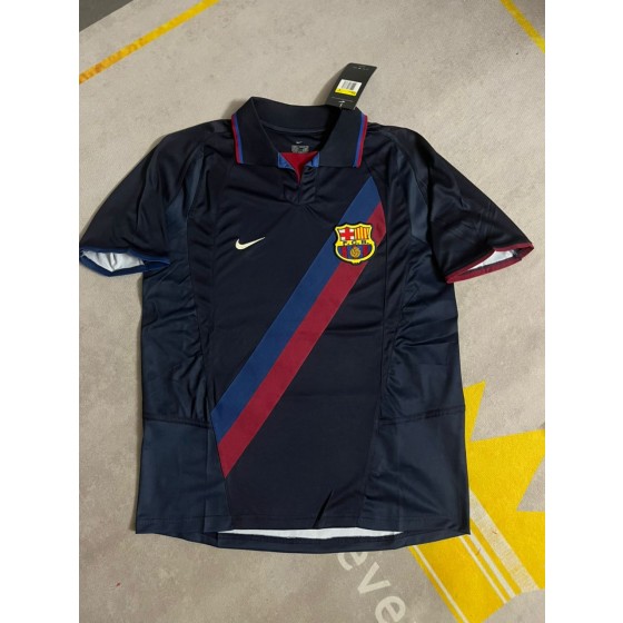 Carles Puyol Barcelona Retro 2002 2003 Season Retro Football Jersey Trikot
